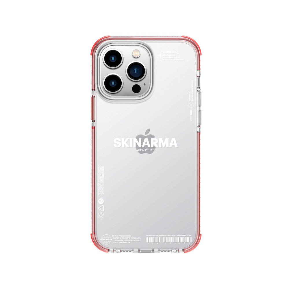 iPhone 14 Pro Kılıf SkinArma Şeffaf Airbag Tasarımlı Iro Kılıf Mor