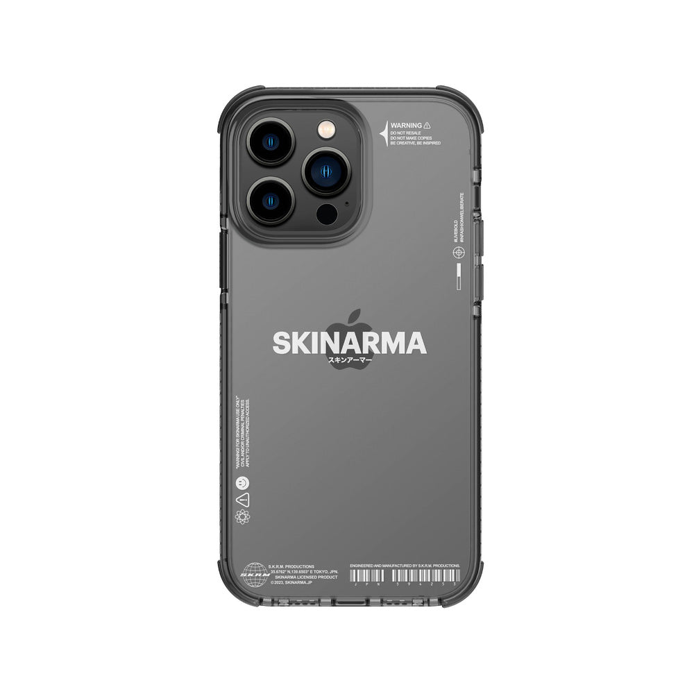 iPhone 14 Pro Kılıf SkinArma Şeffaf Airbag Tasarımlı Iro Kılıf Siyah