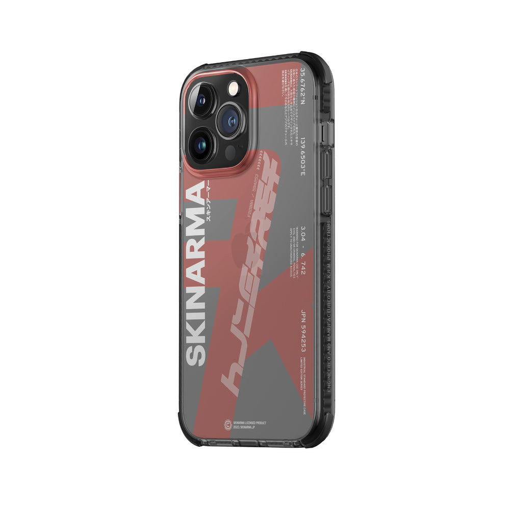 iPhone 14 Pro Kılıf SkinArma Şeffaf Airbag Tasarımlı Raku Kılıf Turuncu