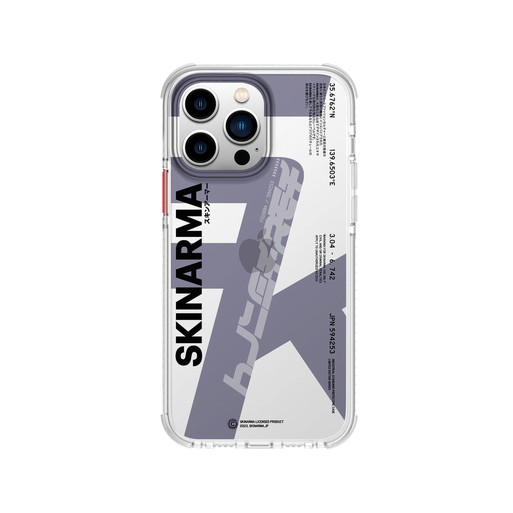 iPhone 14 Pro Kılıf SkinArma Şeffaf Airbag Tasarımlı Raku Kılıf Mor