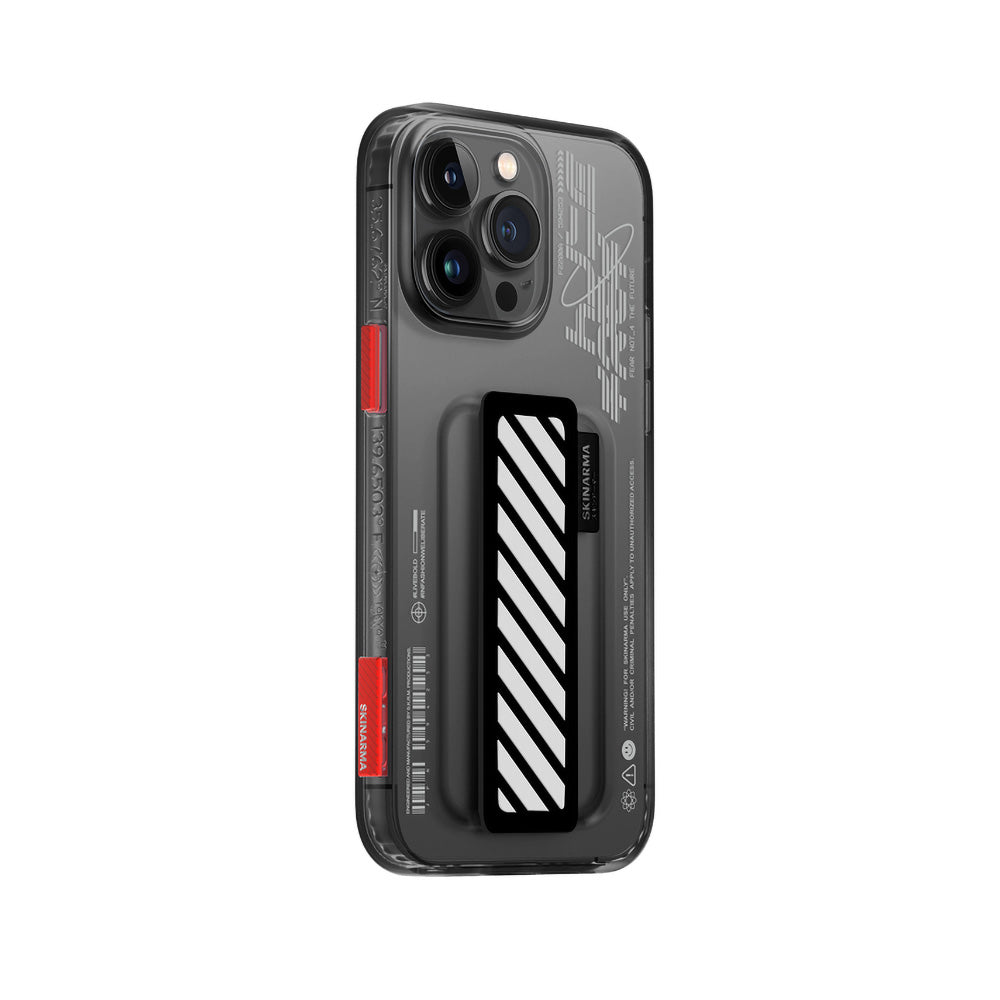 iPhone 14 Pro Kılıf SkinArma Şeffaf Desenli Kaze Kılıf Renksiz
