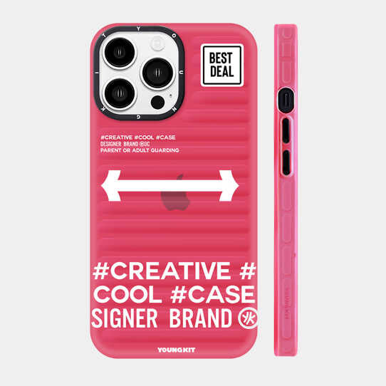 iPhone 14 Pro Kılıf YoungKit Luggage FireFly Serisi Kılıf Sierra Mavi