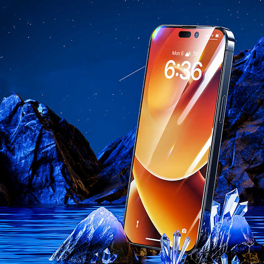 iPhone 14 Pro Max Benks 0.3mm V Pro Ekran Koruyucu Siyah