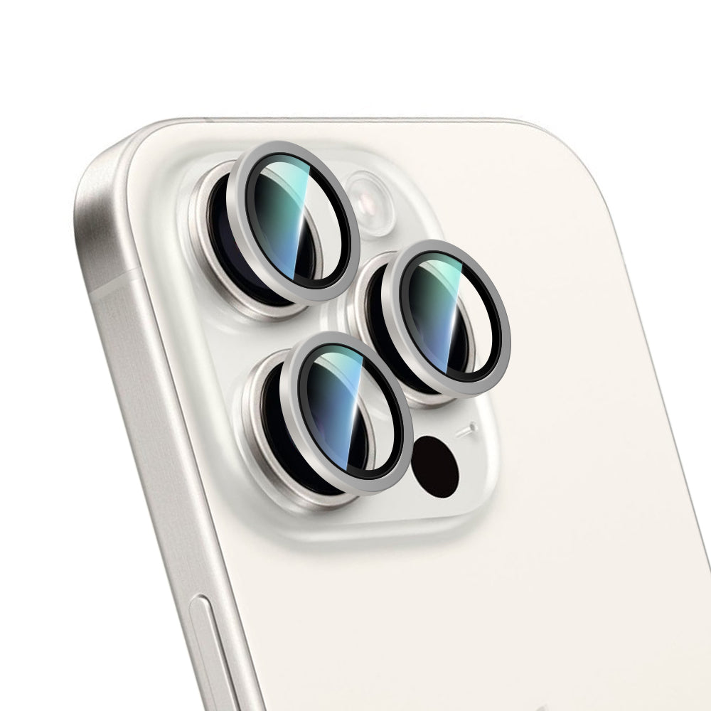 Apple iPhone 14 Pro Max CaseWorld Alloy Serisi Oleofobik Anti Reflective Kamera Lens Koruyucu Siyah