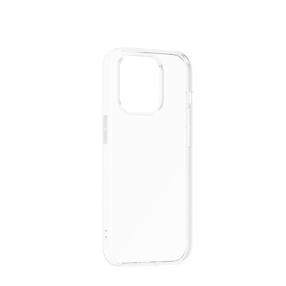 iPhone 14 Pro Max Kılıf Airbagli Şeffaf Darbe Emici Silikon Tasarımlı Recci Clarity Serisi Kılıf Şeffaf