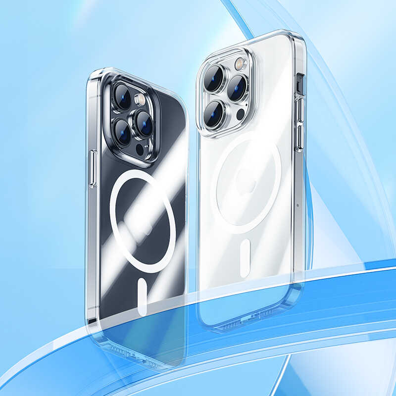 iPhone 14 Pro Max Kılıf Benks Crystal Series Clear Kılıf Ekran Koruyucu Hediyeli Renksiz