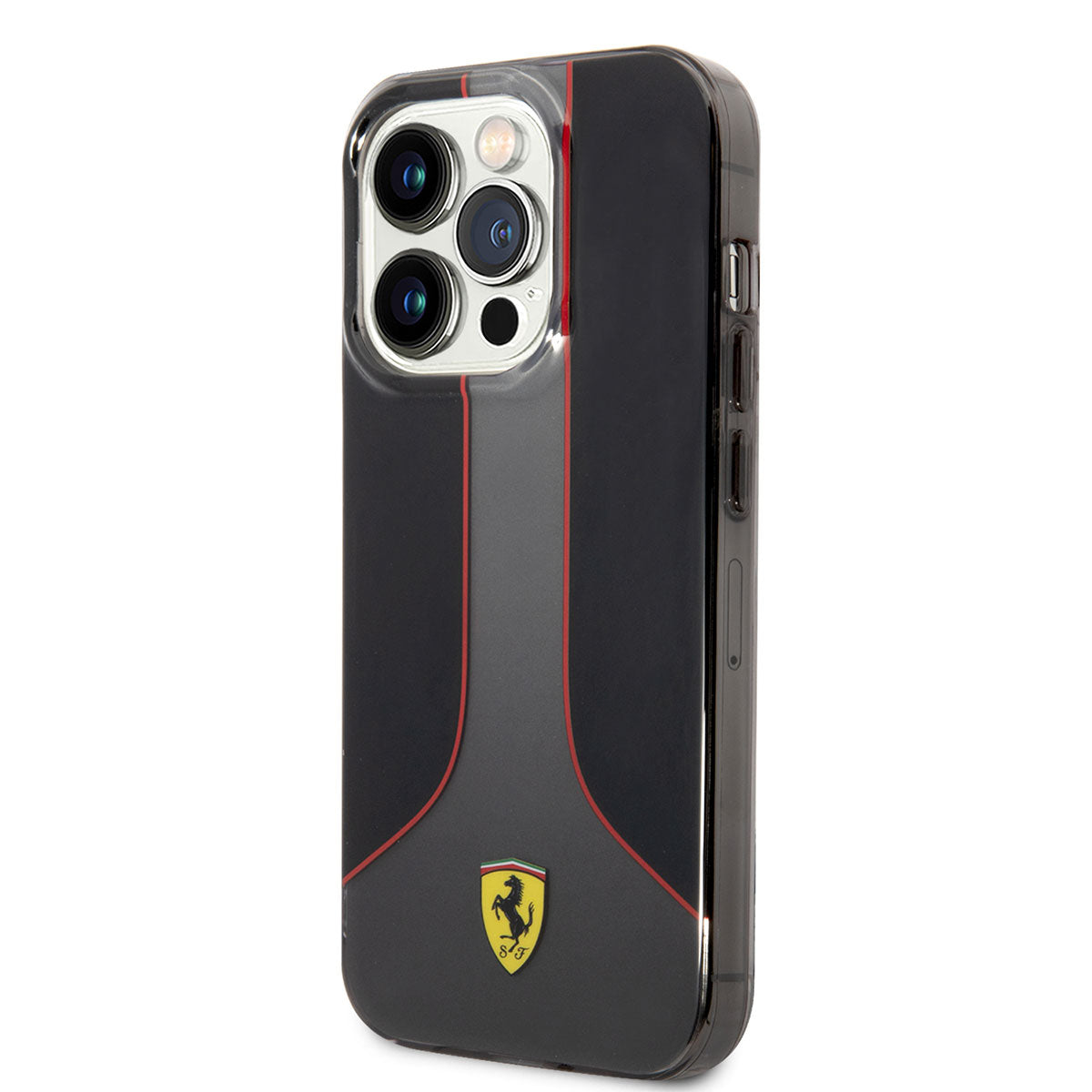 iPhone 14 Pro Max Kılıf Ferrari Gradient Baskılı Dizayn Kılıf Siyah
