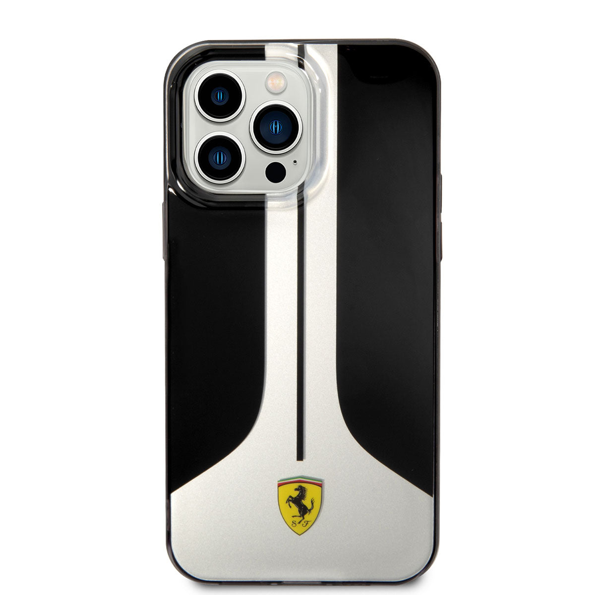 iPhone 14 Pro Max Kılıf Ferrari Orjinal Lisanslı 296 Çizgili Dizayn Kılıf Kırmızı