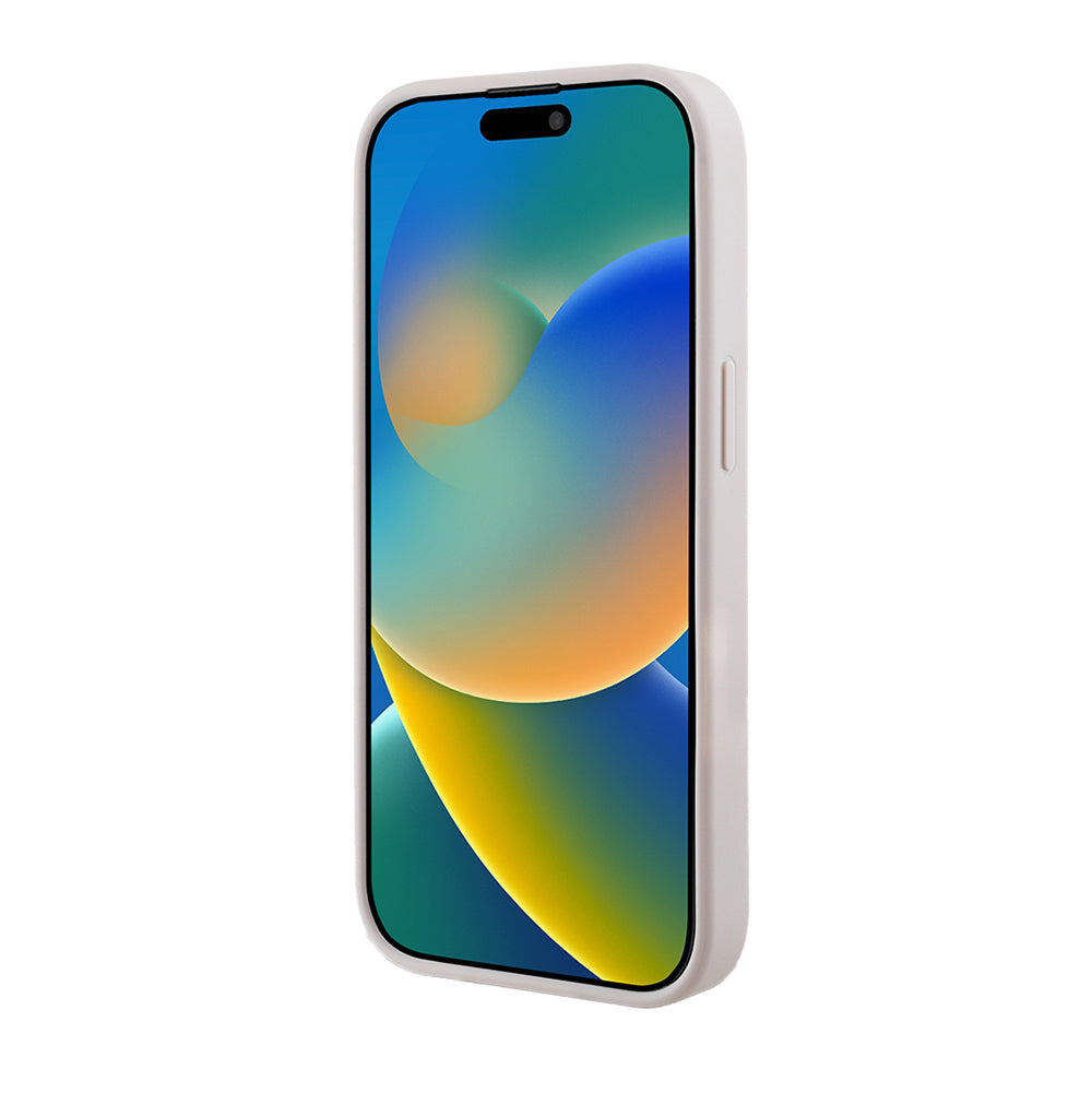 Apple iPhone 14 Pro Max Kılıf Guess Orjinal Lisanslı Magsafe Şarj Özellikli 4G Desen Yazı Logolu Kapak Kahverengi