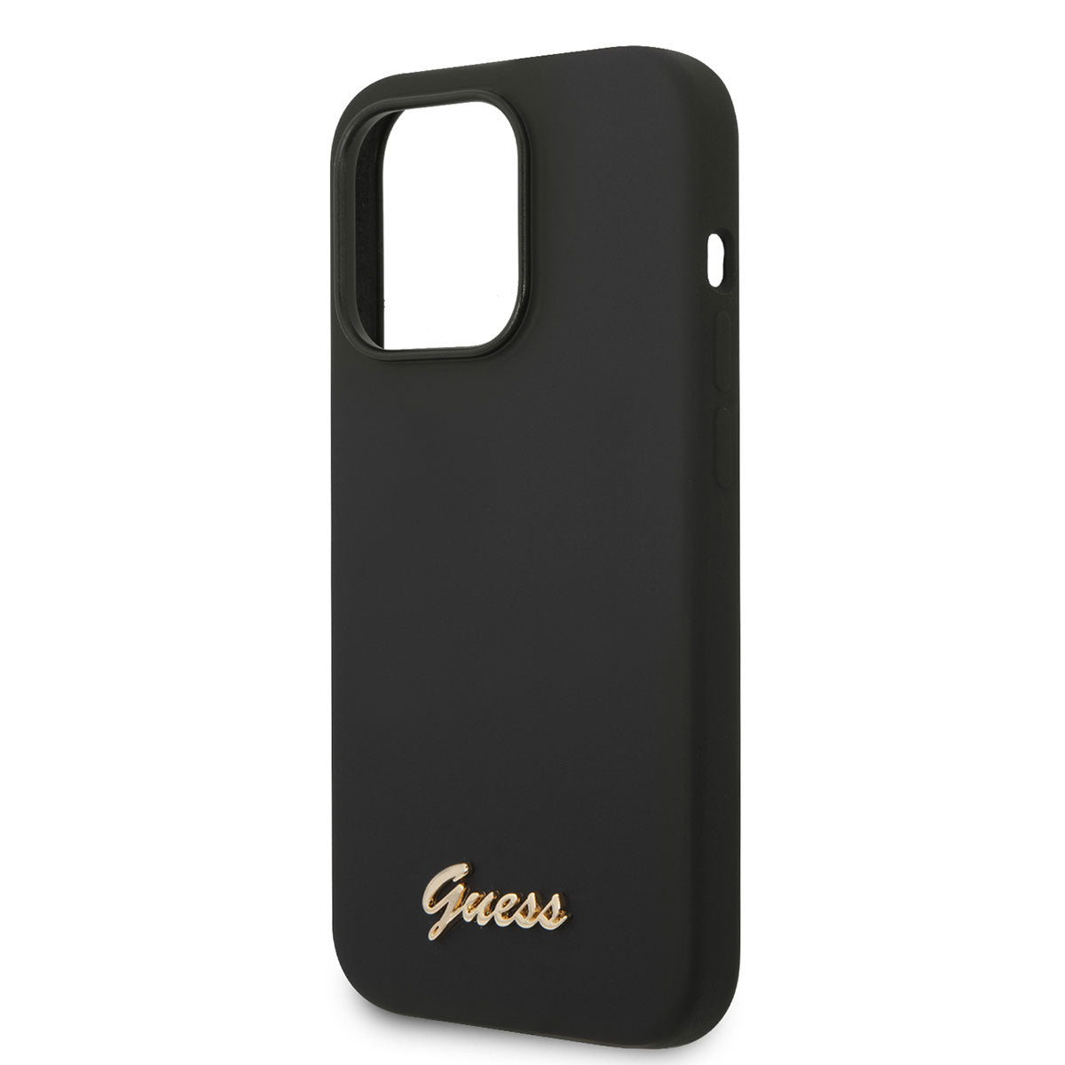 Apple iPhone 14 Pro Max Kılıf GUESS Silikon Kapak Siyah