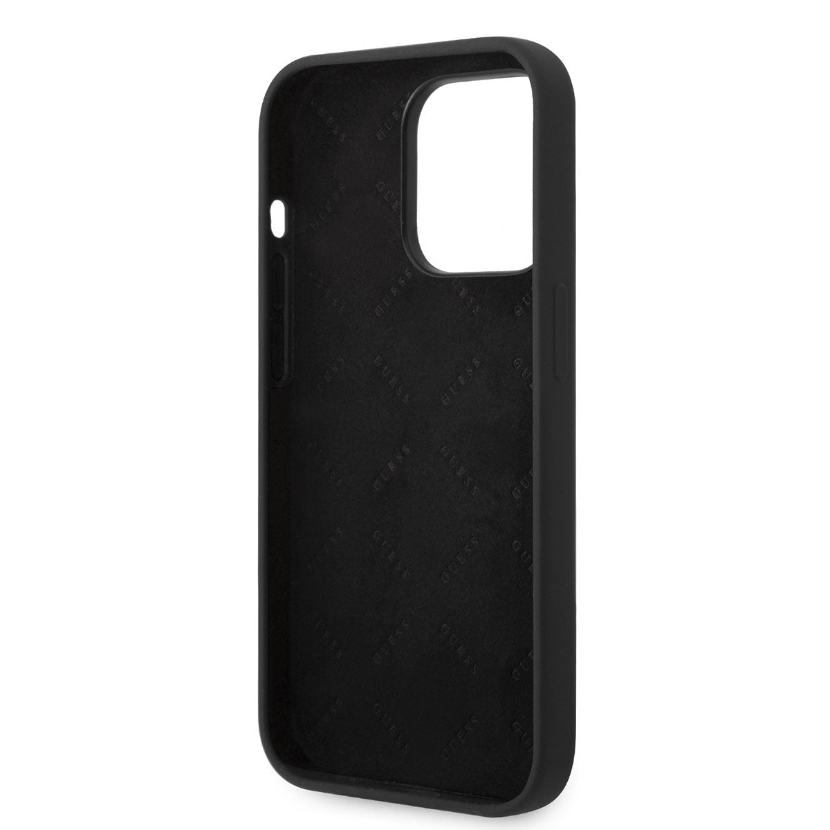 Apple iPhone 14 Pro Max Kılıf GUESS Silikon Kapak Siyah