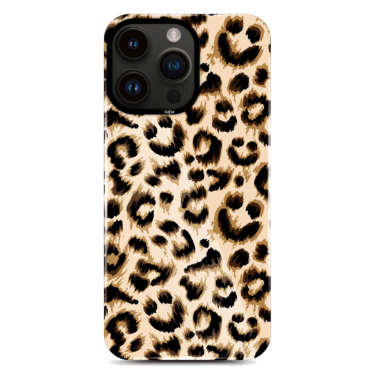 iPhone 14 Pro Max Kılıf HD Desenli Kajsa Shield Plus Wild Serisi Kılıf Kahverengi
