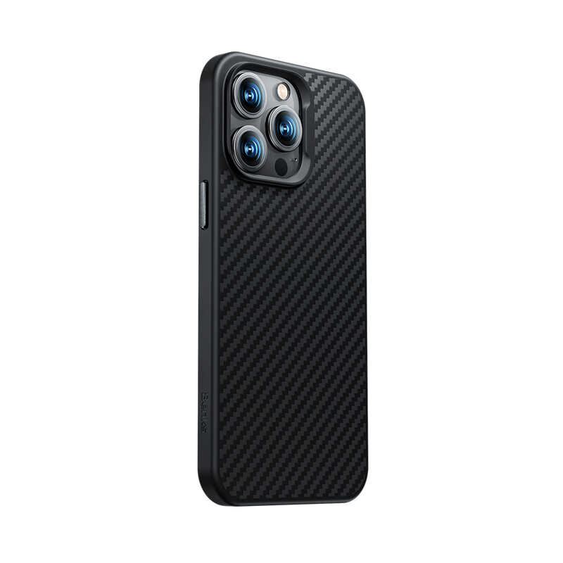 iPhone 14 Pro Max Kılıf Karbon Fiber Benks Civilian Aramid Protective Kılıf Siyah