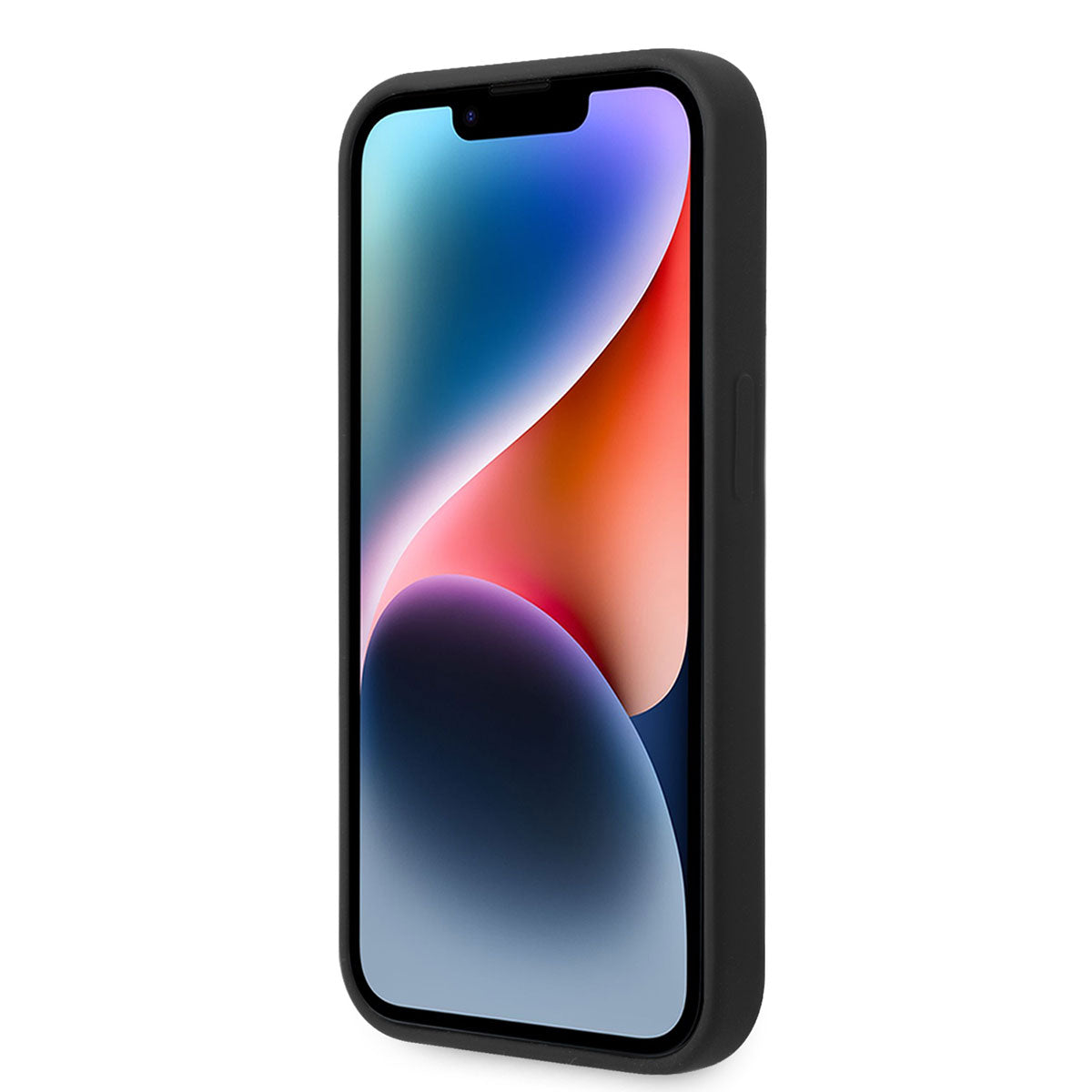 iPhone 14 Pro Max Kılıf Karl Lagerfeld Magsafe Şarj Özellikli Silikon Karl Dizayn Kılıf Siyah