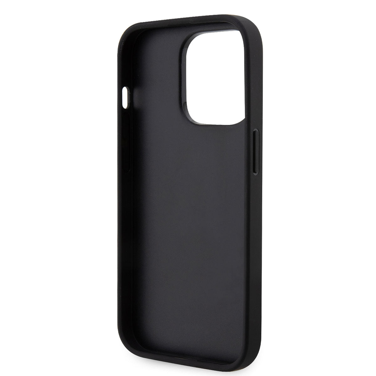 iPhone 14 Pro Max Kılıf Karl Lagerfeld Saffiano Deri K&C Dizayn Kılıf Siyah