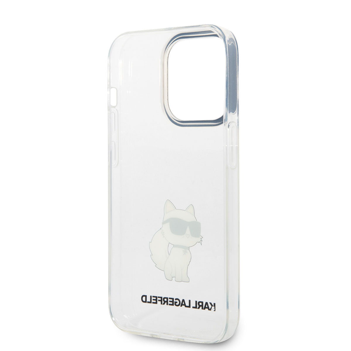 iPhone 14 Pro Max Kılıf Karl Lagerfeld Transparan Choupette Dizayn Kılıf Renksiz