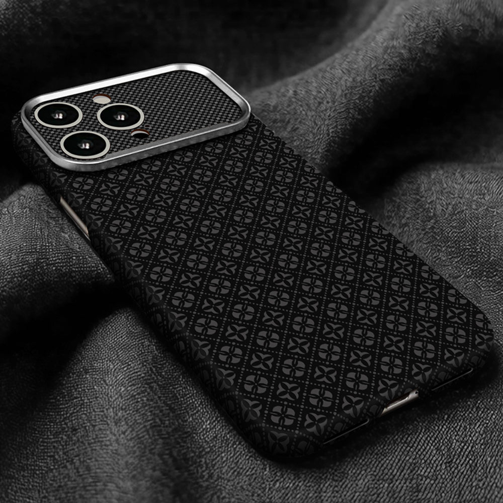 Apple iPhone 14 Pro Max Kılıf M-Safe Şarj Özellikli Zore Paris Velix Sert PC Kapak Siyah