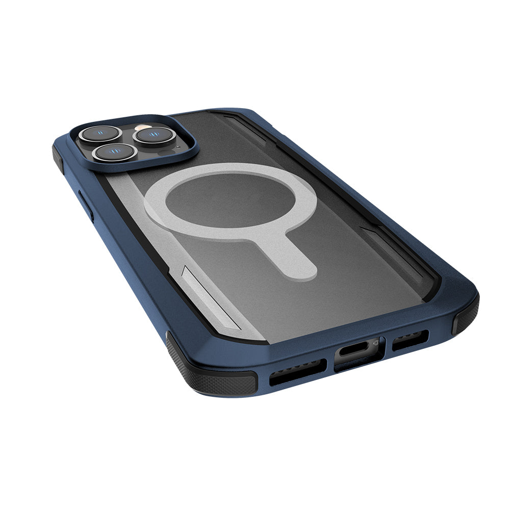 iPhone 14 Pro Max Kılıf Magsafe Şarj Özellikli Raptic Secure Serisi Çift Kat TPU Kenarlı Şeffaf Arka Yüzeyli Kılıf Yeşil