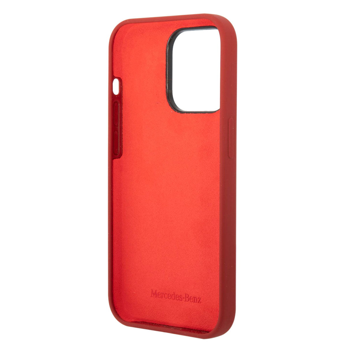 iPhone 14 Pro Max Kılıf Mercedes Benz Dikey Gradient Yıldızlı Silikon Kılıf Kırmızı