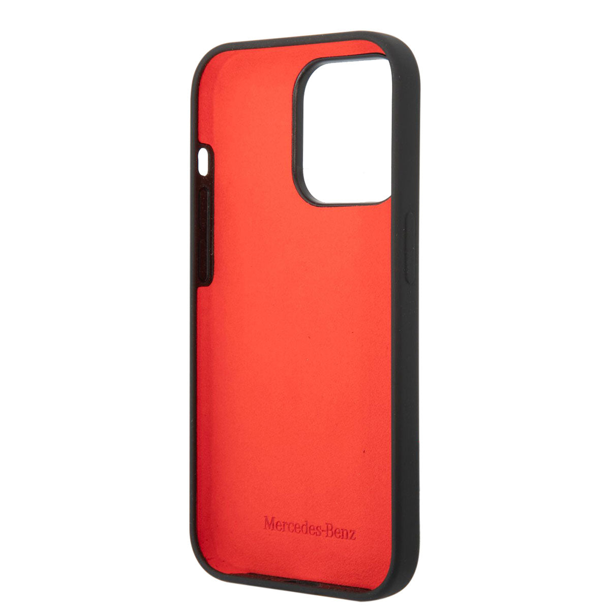 iPhone 14 Pro Max Kılıf Mercedes Benz Yatay Gradient Yıldızlı Silikon Kılıf Siyah