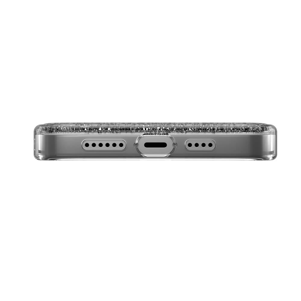iPhone 14 Pro Max Kılıf Parlayan Simli Şeffaf Lisanslı Switcheasy Starfield Kılıf Mavi
