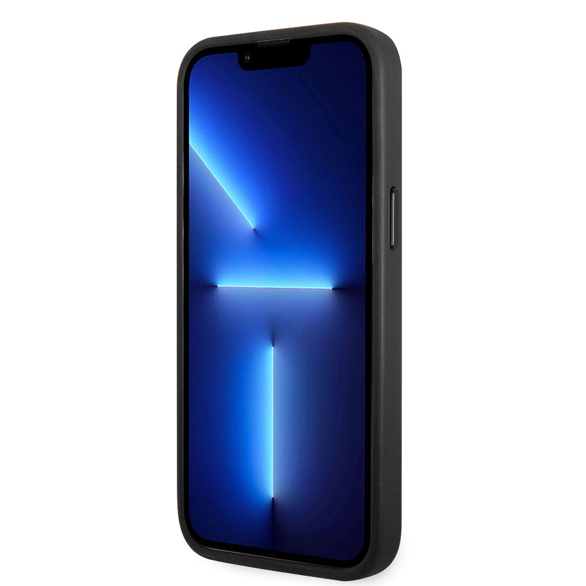 iPhone 14 Pro Max Kılıf TUMI Deri Ve Hakiki Alüminyum Kartlıklı Dizayn Kılıf Siyah