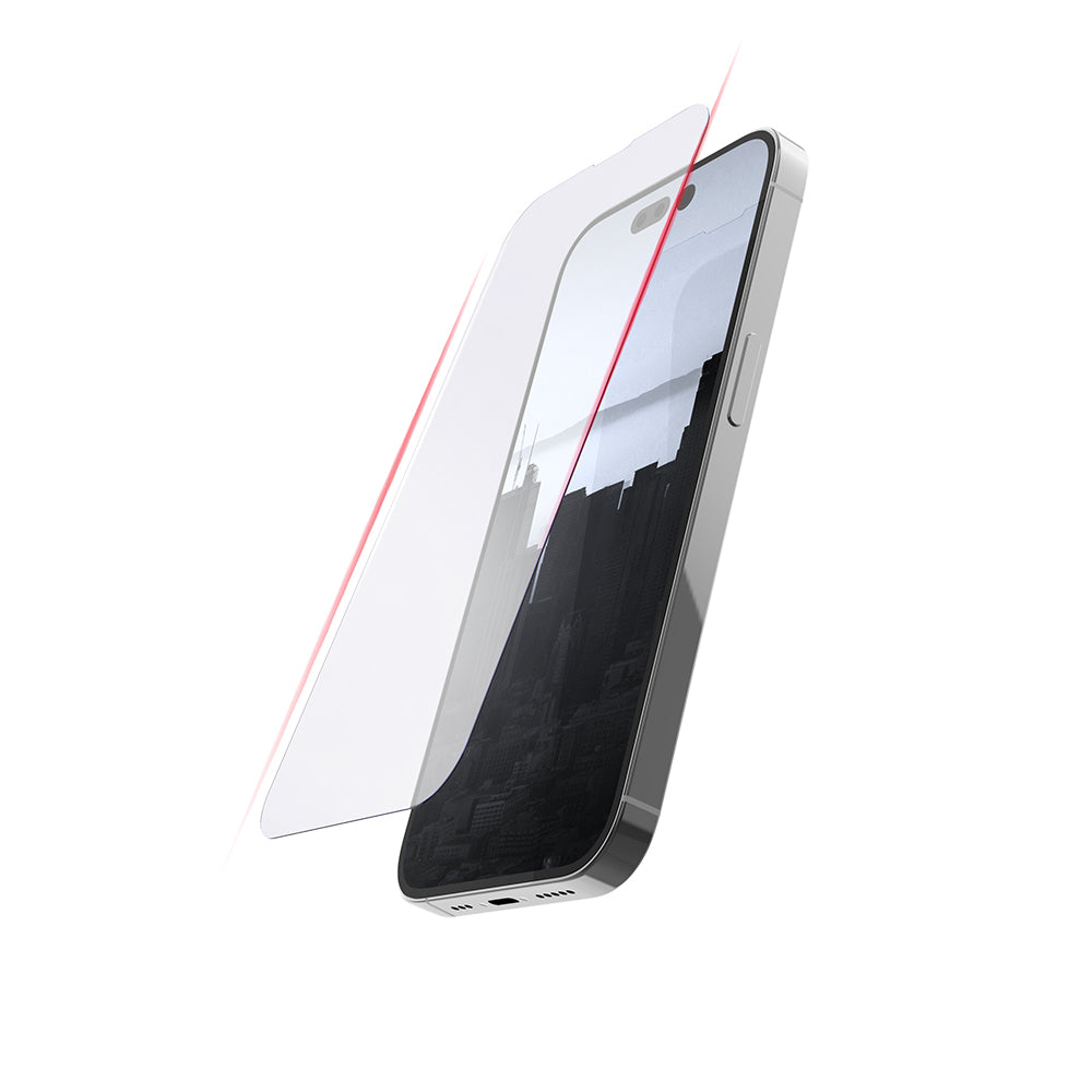 iPhone 14 Pro Raptic Full Cover Anti-Blue Temperli Cam Ekran Koruyucu Şeffaf