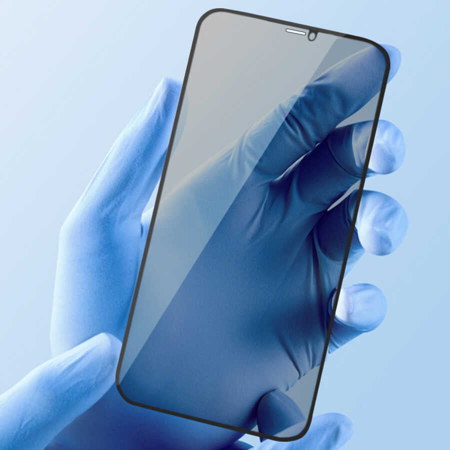 iPhone 14 Pro Wiwu iPrivacy HD Anti-Peep Ekran Koruyucu Siyah