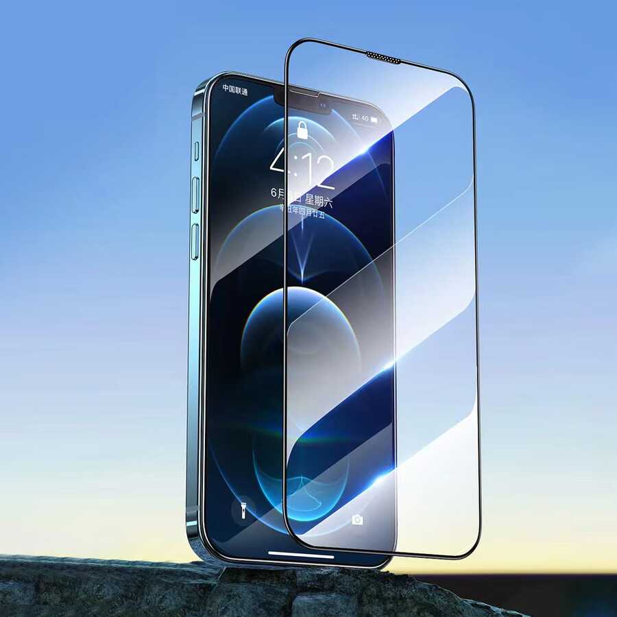 iPhone 14 Pro Wiwu iVista Super Hardness Ekran Koruyucu Siyah