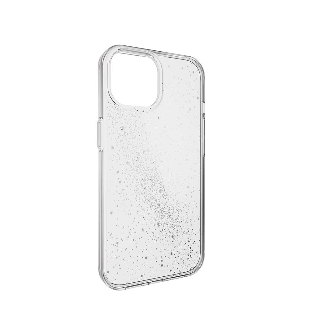 iPhone 15 Kılıf Çift Katmanlı IMD Baskılı Bumper Lisanslı Switcheasy Cosmos Starlight Kılıf Renksiz