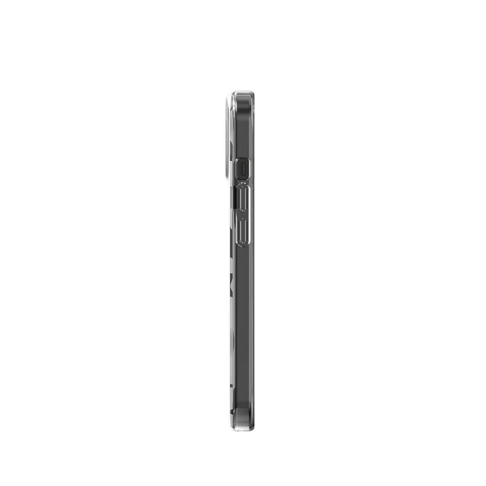 iPhone 15 Kılıf Magsafe Şarj Özellikli Çift IMD Baskılı Lisanslı Switcheasy Artist-M Fleur Kılıf Gri