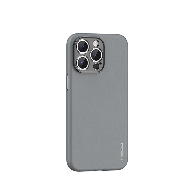 iPhone 15 Pro Kılıf Recci Magsafe Şarj Özellikli Kamera Korumalı Explore Serisi Kılıf Gri