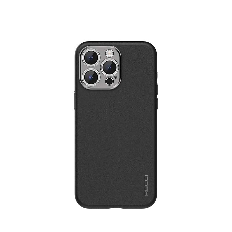 iPhone 15 Pro Kılıf Recci Magsafe Şarj Özellikli Kamera Korumalı Explore Serisi Kılıf Siyah