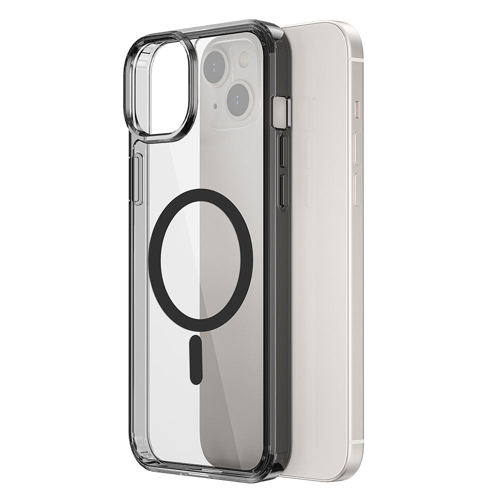 iPhone 15 Kılıf Wiwu MCC-101 Magnetic Crystal Sert PC Kılıf Renksiz