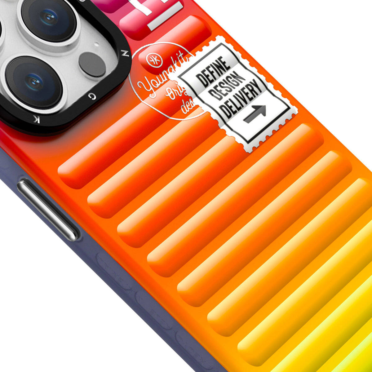 iPhone 15 Kılıf YoungKit The Secret Color Serisi Kılıf Mavi