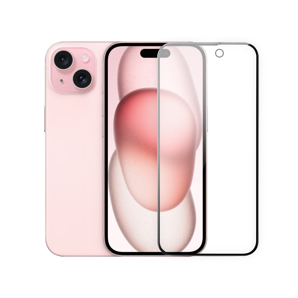 Apple iPhone 15 Plus Wiwu Wi-IP001 Kılıf Ekran Koruyucu Kamera Lensi 3in1 Koruma Seti Şeffaf
