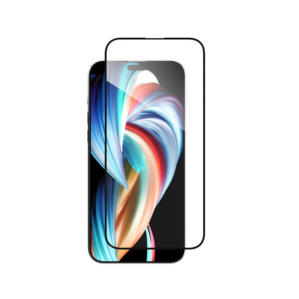 iPhone 15 Premium Temperli Ultra HD Lisanslı Switcheasy Glass 9H Cam Ekran Koruyucu Renksiz