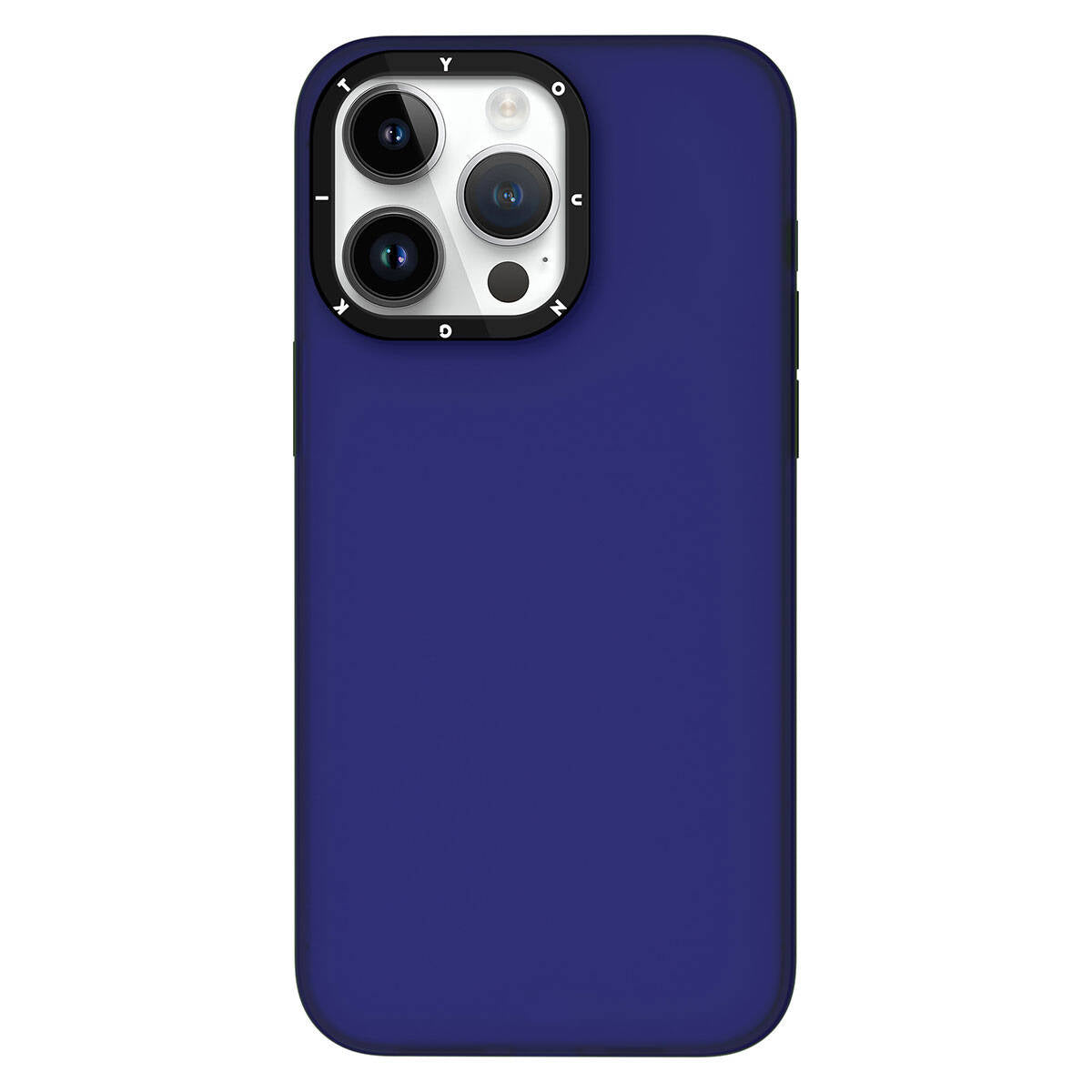 iPhone 15 Pro Kılıf Buzlu Mat Tasarım Youngkit Hidden Sand Serisi Kılıf Mavi