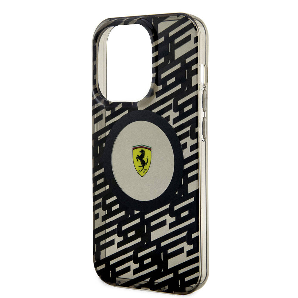iPhone 15 Pro Kılıf Ferrari Orjinal Lisanslı Magsafe Şarj Özellikli Multi SF Kılıf Sarı
