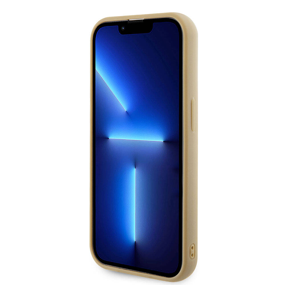 Apple iPhone 15 Pro Kılıf Guess Orjinal Lisanslı Yazı Logolu Disco Script Metal Kapak Siyah