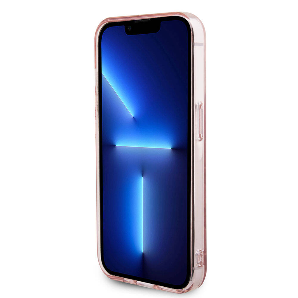 iPhone 15 Pro Kılıf Karl Lagerfeld IML C Monogram Orjinal Lisanslı Kılıf Renksiz
