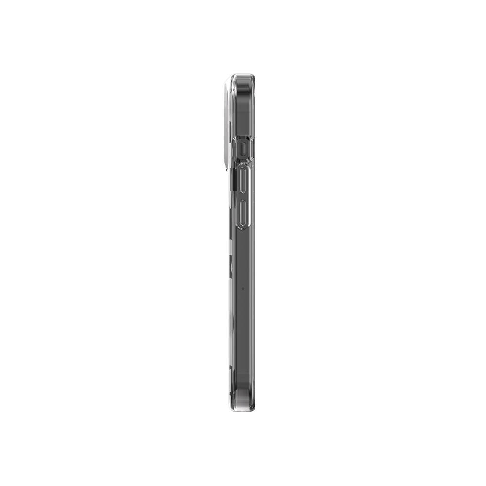 iPhone 15 Pro Kılıf Magsafe Şarj Özellikli Çift IMD Baskılı Lisanslı Switcheasy Artist-M Fleur Kılıf Gri