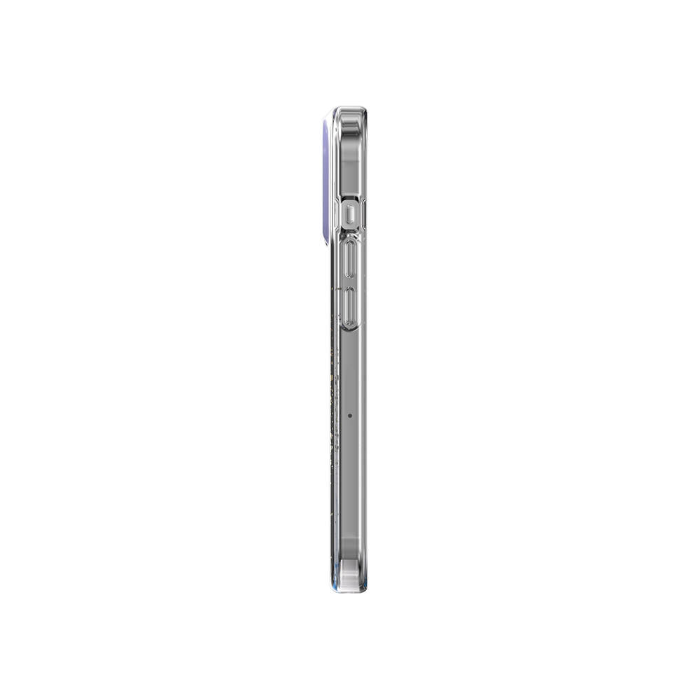 iPhone 15 Pro Kılıf Magsafe Şarj Özellikli Çift IMD Baskılı Lisanslı Switcheasy Artist-M Veil Kılıf Mor