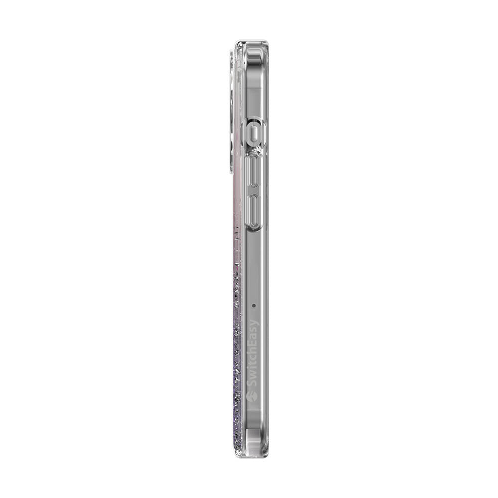iPhone 15 Pro Kılıf Magsafe Şarj Özellikli Parlayan Simli Şeffaf Lisanslı Switcheasy Starfield-M Kılıf Renksiz
