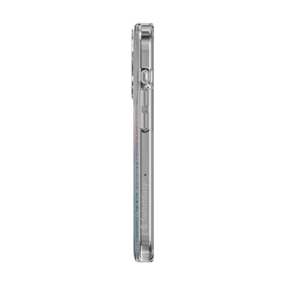 iPhone 15 Pro Kılıf Magsafe Şarj Özellikli Parlayan Simli Şeffaf Lisanslı Switcheasy Starfield-M Kılıf Renksiz