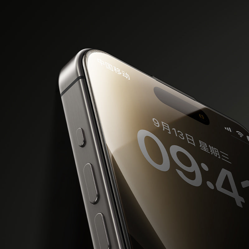 iPhone 15 Pro Max Benks Arc Shield 3D Eğimli HD Parmak İzi Dirençli Ekran Koruyucu Siyah