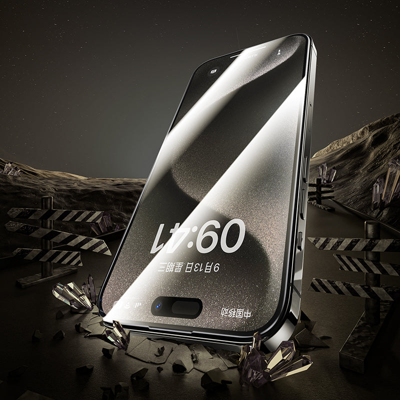 iPhone 15 Pro Max Benks Arc Shield 3D Eğimli HD Parmak İzi Dirençli Ekran Koruyucu Siyah