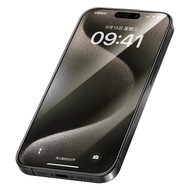 iPhone 15 Pro Max Benks Arc Shield 3D Eğimli HD Parmak İzi Dirençli Ekran Koruyucu Siyah