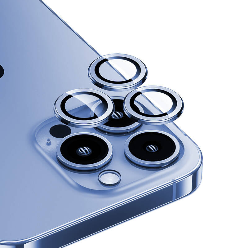 iPhone 15 Pro Max Benks DR Safir Kamera Lens Koruyucu Mavi
