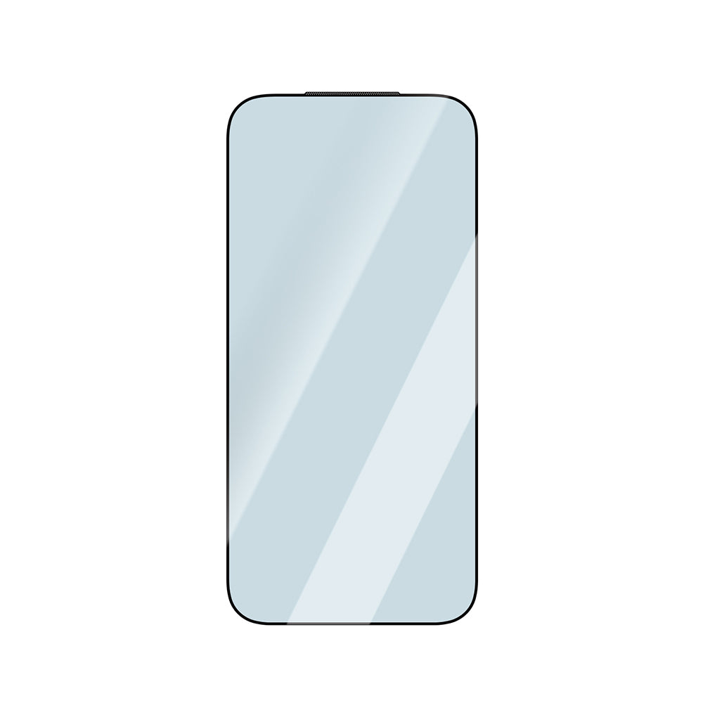 (15 Serisi)Apple iPhone CaseWorld Applicator Serisi 2.5D Eyesafe Mavi Işık Teknolojili 0.33mm Temperli Cam Ekran Koruyucu + Uygulama Aparatı Şeffaf